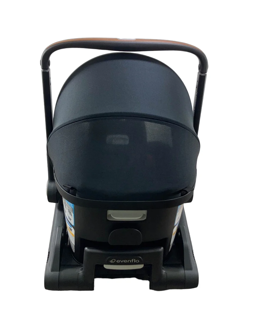 Evenflo Shyft Dual Ride Infant Car Seat Stroller Combo, 2023, Sylva Pink, with Carryall Storage - Image 3