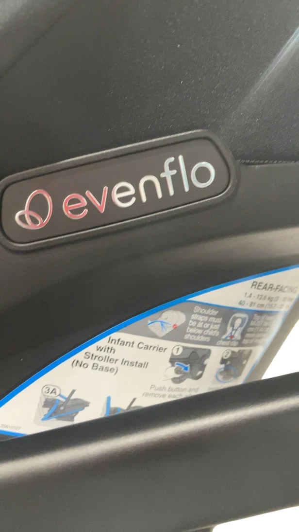 Evenflo Shyft Dual Ride Infant Car Seat Stroller Combo, 2024, Beaufort Black, Original Model - Image 10