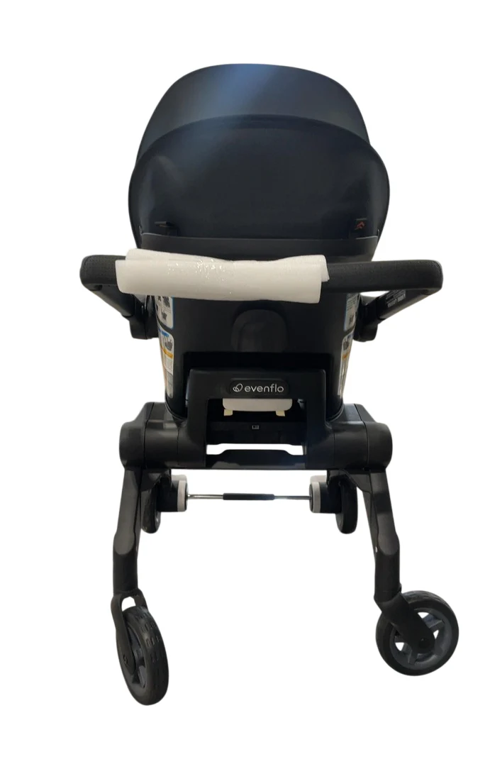 Evenflo Shyft Dual Ride Infant Car Seat Stroller Combo, 2024, Beaufort Black, Original Model - Image 3