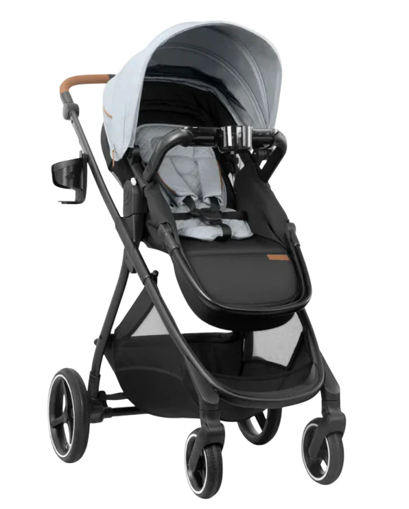 Evenflo Shyft Intuiti+ Stroller, 2025, Green & Gentle Fabric, Quartz