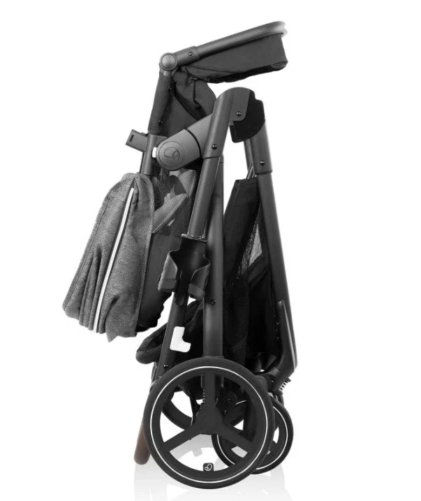 Evenflo Shyft Intuiti Travel System Stroller, 2024, Angler Tweed - Image 3