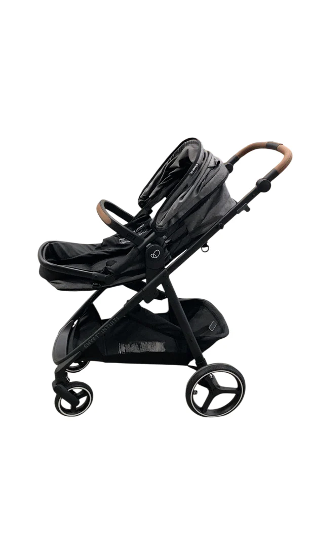 Evenflo Shyft Intuiti Travel System Stroller, 2025, Fossil Gray - Image 2