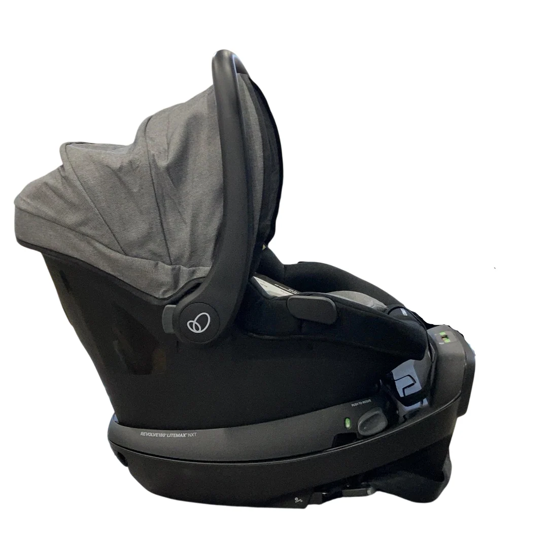 Evenflo Shyft Intuiti Travel System with Revolve180 LiteMax NXT Rotational Infant Car Seat, 2025, Fossil Gray, Base Model - Image 2