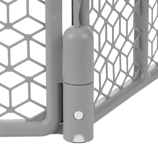 Evenflo Versatile Play Space Adjustable Play Area, 8 Panel, Cool Gray - Image 5