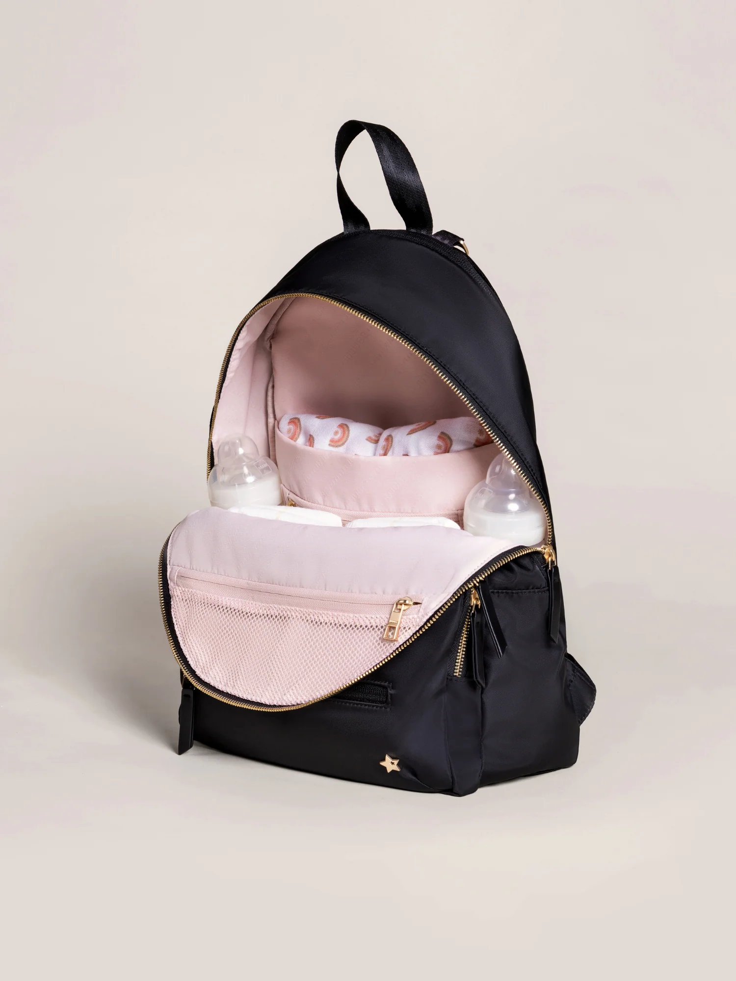 JuJuBe Everyday Diaper Backpack, Black - Image 4