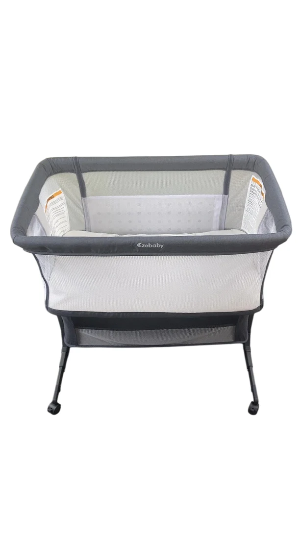 Ezebaby Baby Bassinet Bedside Sleeper, Deep Grey - Image 6