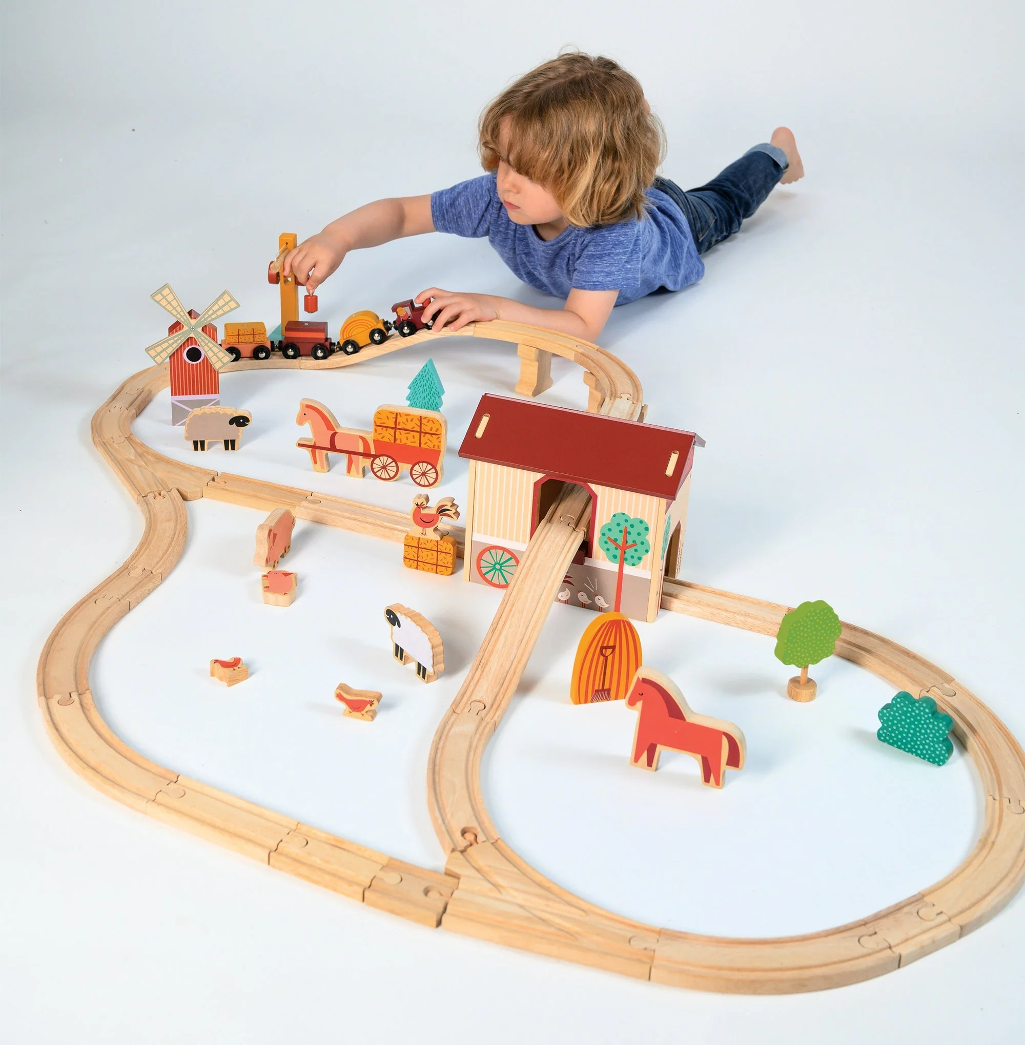 Mentari Farmyard Train Set - Image 4