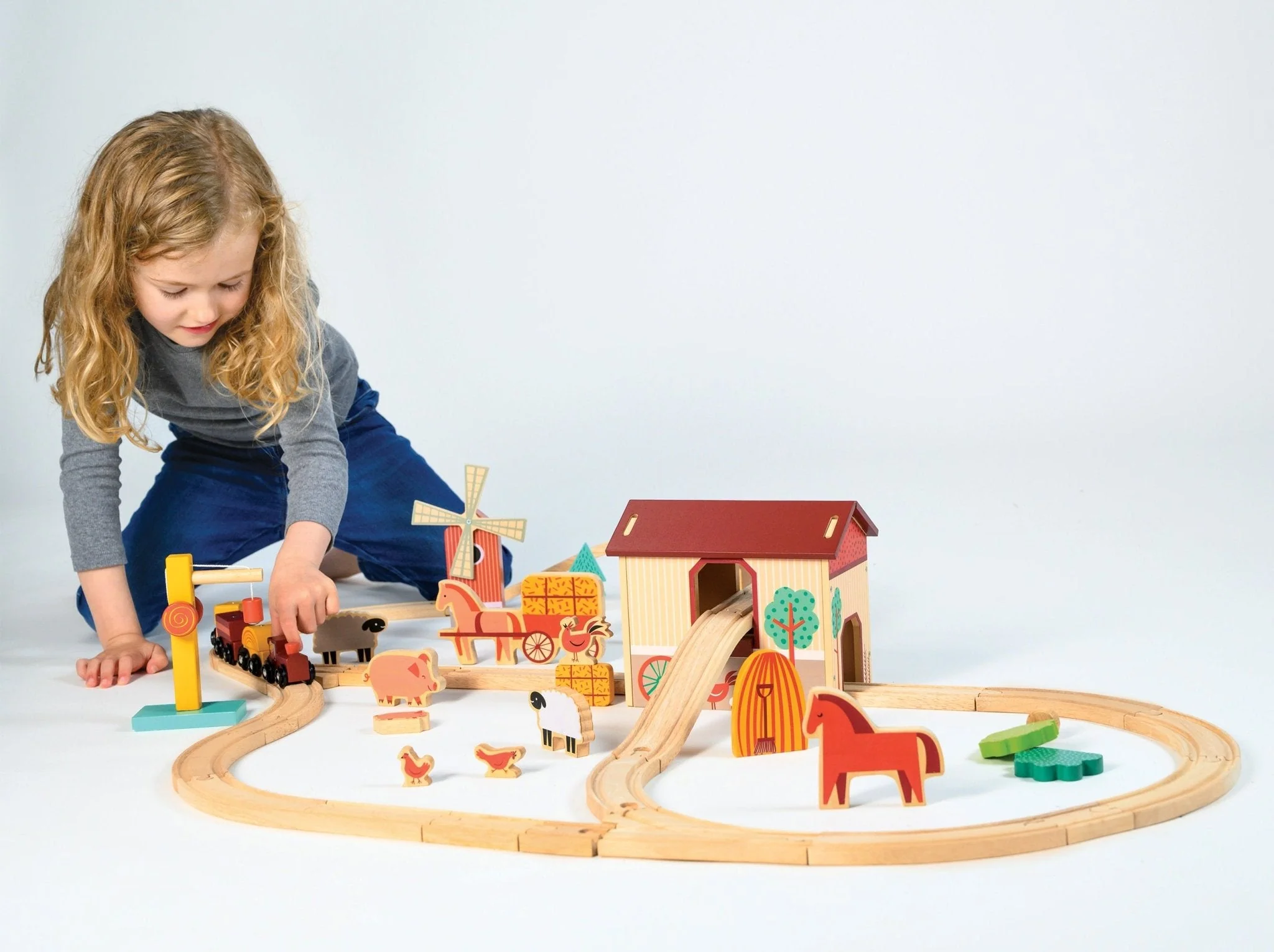 Mentari Farmyard Train Set - Image 5