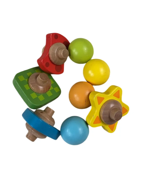 Fat Brain Toys Roll 'n Go Wooden Marble Run, 2+ - Image 4
