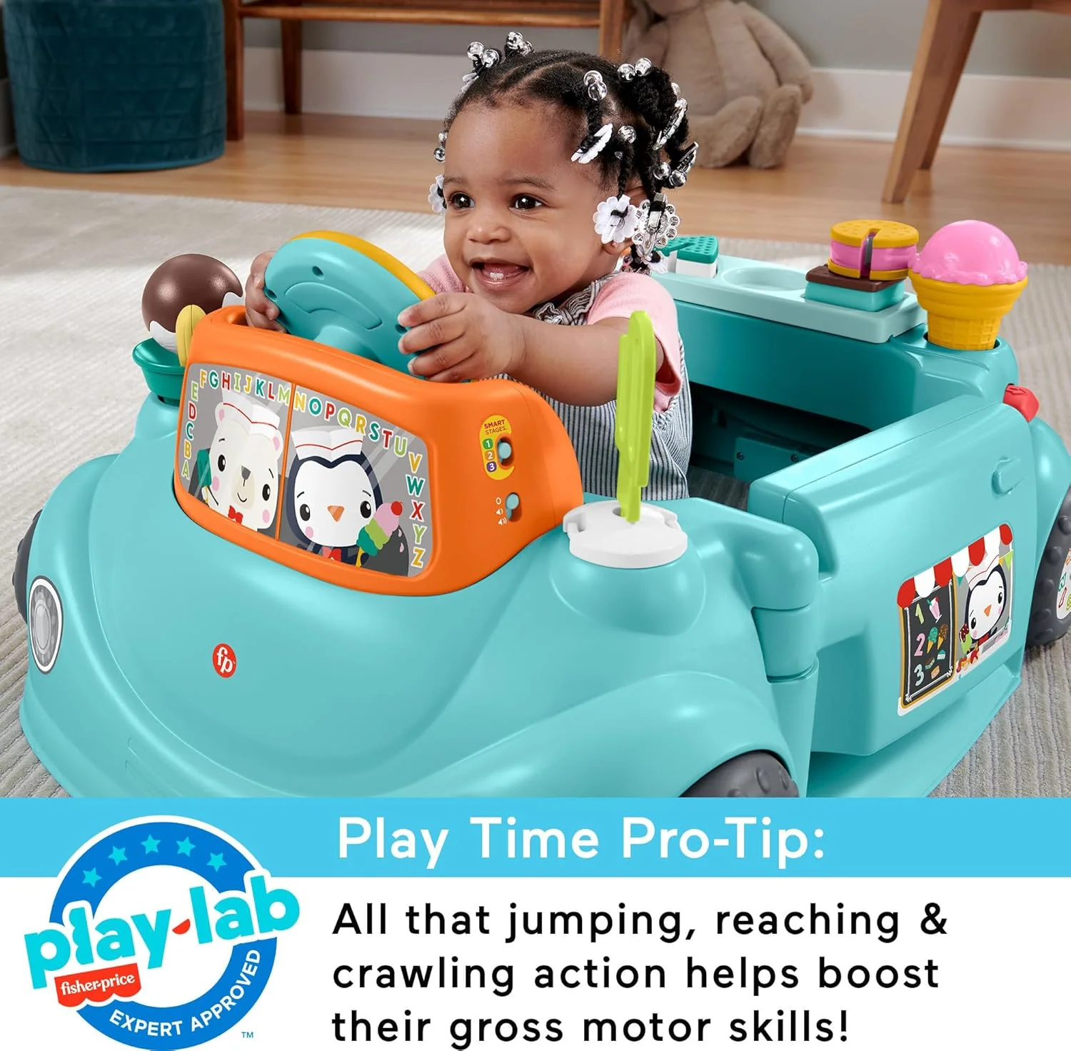 Fisher Price 2-in-1 Jumperoo, Sweet Ride - Image 4