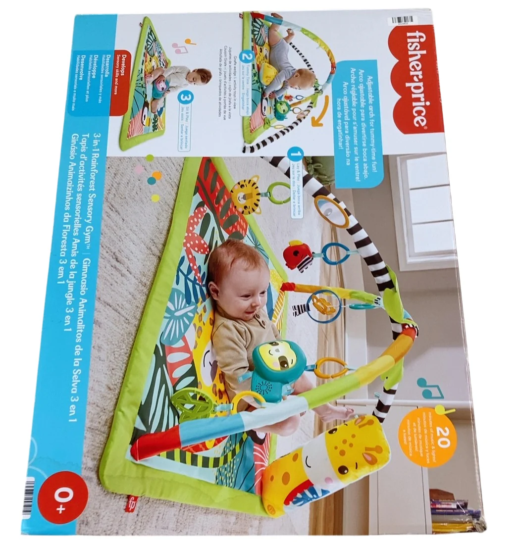 Fisher Price 3-in-1 Rainforest Sensory Gym - Image 4
