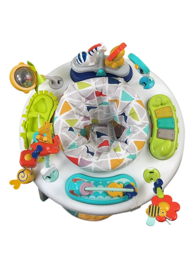 Fisher Price 3-in-1 Sit-to-Stand Activity Center, Spin 'N Play Safari - Image 3