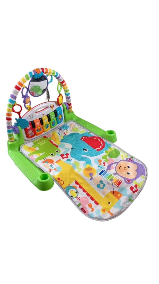 Fisher Price Deluxe Kick & Play Piano Gym, Green