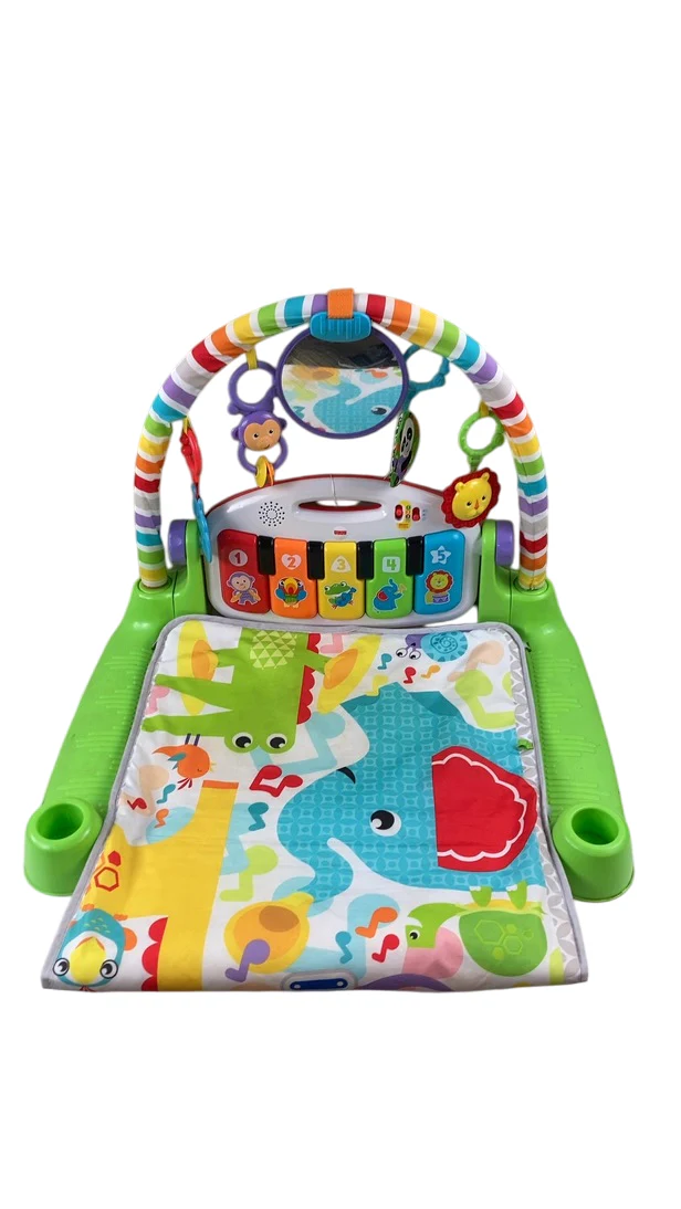 Fisher Price Deluxe Kick & Play Piano Gym, Green - Image 2