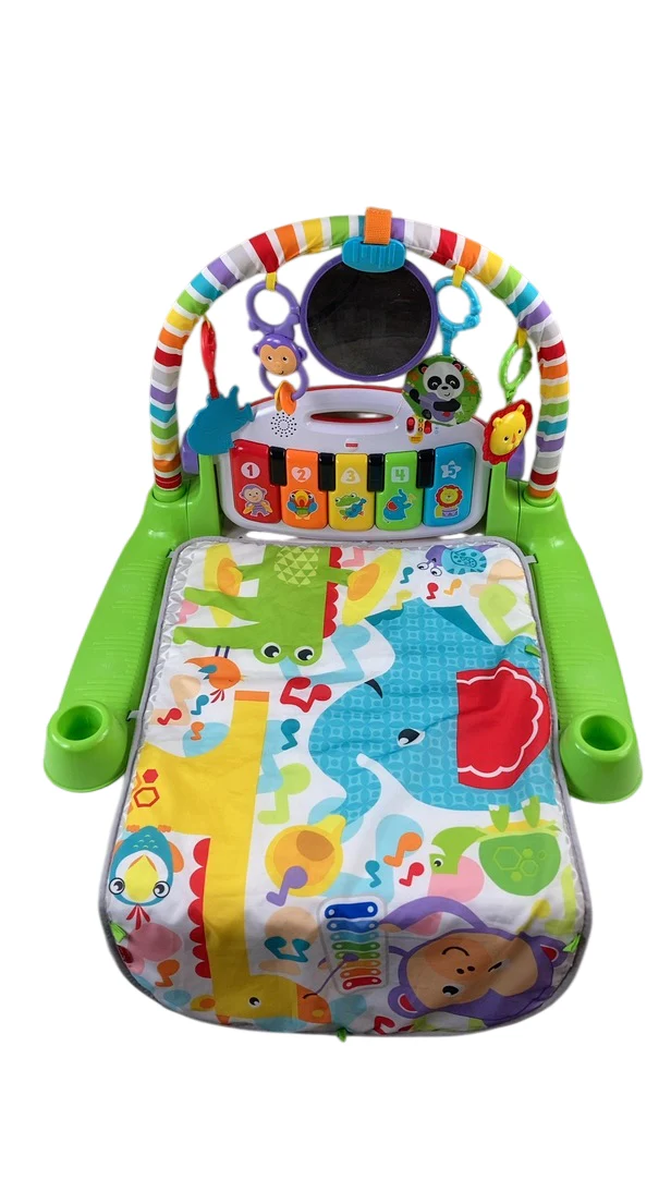 Fisher Price Deluxe Kick & Play Piano Gym, Green - Image 2