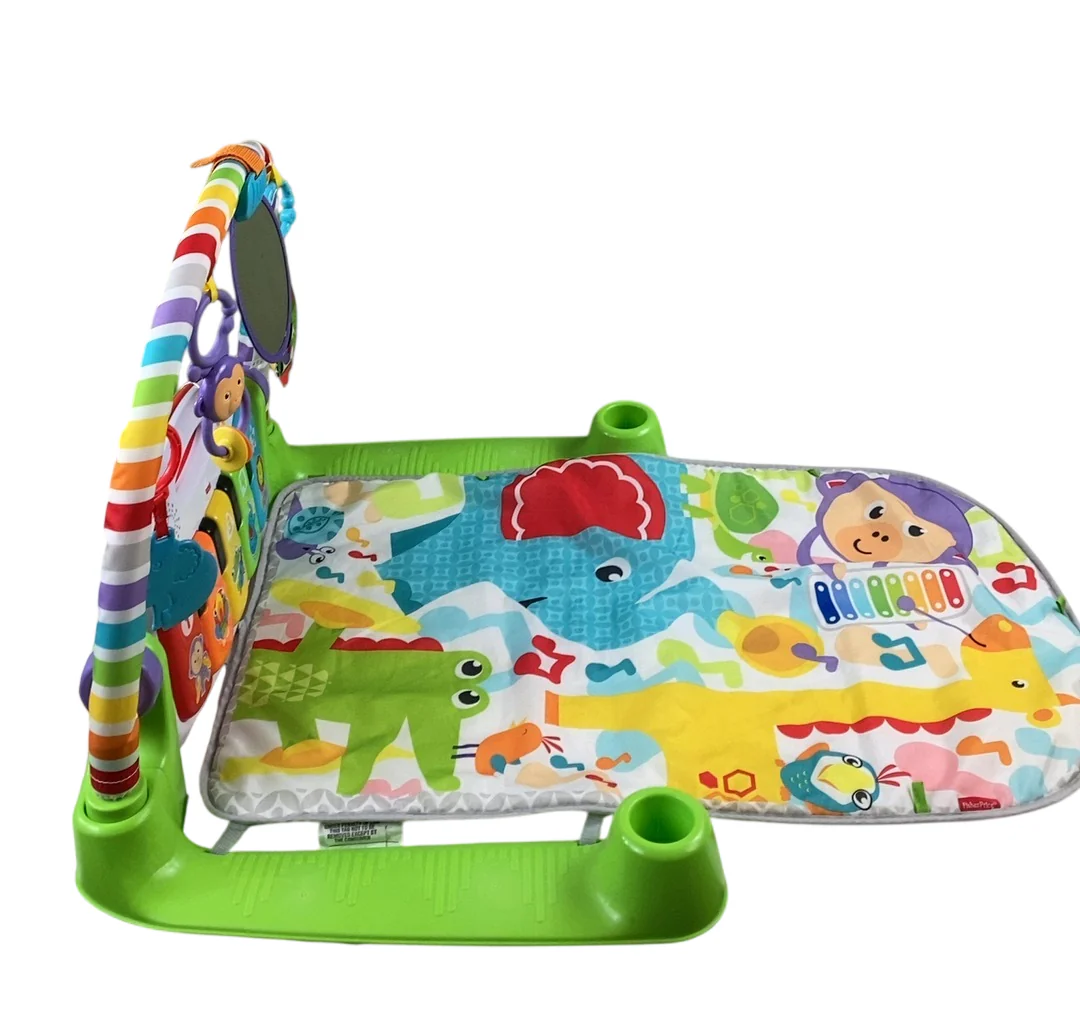 Fisher Price Deluxe Kick & Play Piano Gym, Green - Image 3