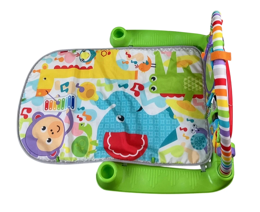 Fisher Price Deluxe Kick & Play Piano Gym, Green - Image 4