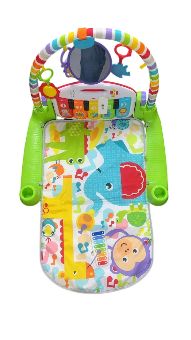 Fisher Price Deluxe Kick & Play Piano Gym, Green
