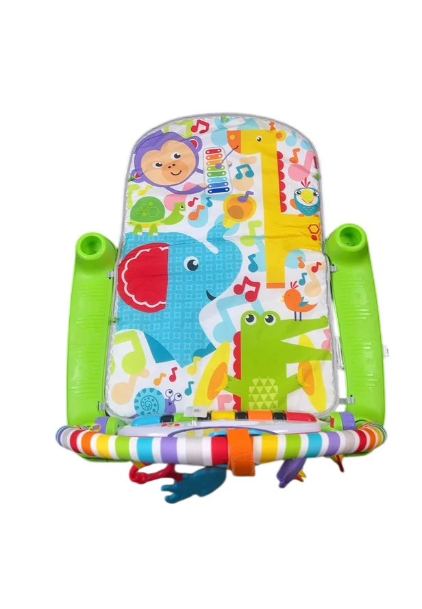 Fisher Price Deluxe Kick & Play Piano Gym, Green - Image 3