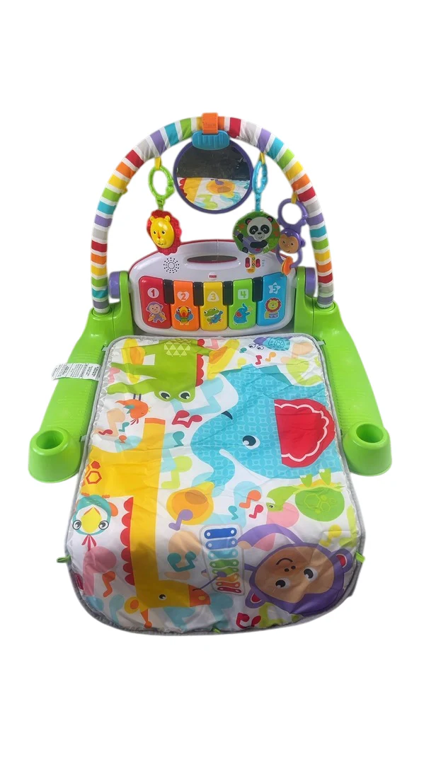 Fisher Price Deluxe Kick & Play Piano Gym, Green - Image 2