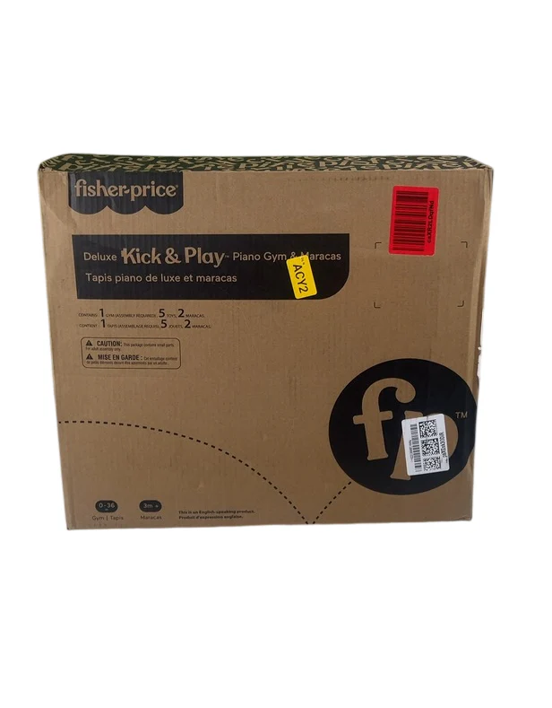 Fisher Price Deluxe Kick & Play Piano Gym, Green - Image 2