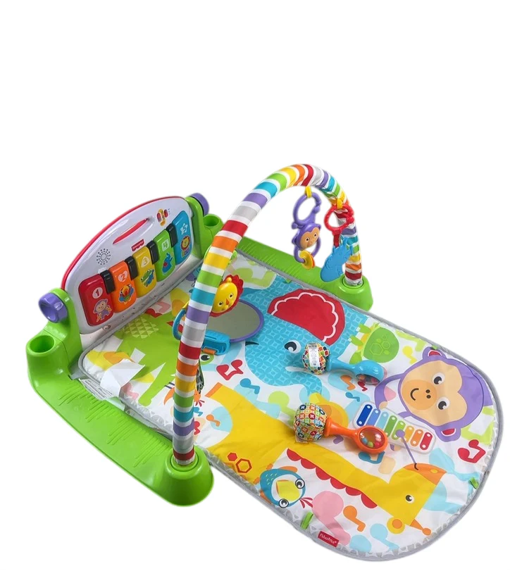 Fisher Price Deluxe Kick & Play Piano Gym, Green - Image 2