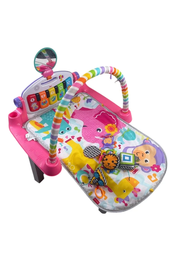 Fisher Price Deluxe Kick & Play Piano Gym, Pink