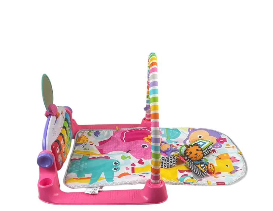 Fisher Price Deluxe Kick & Play Piano Gym, Pink - Image 3
