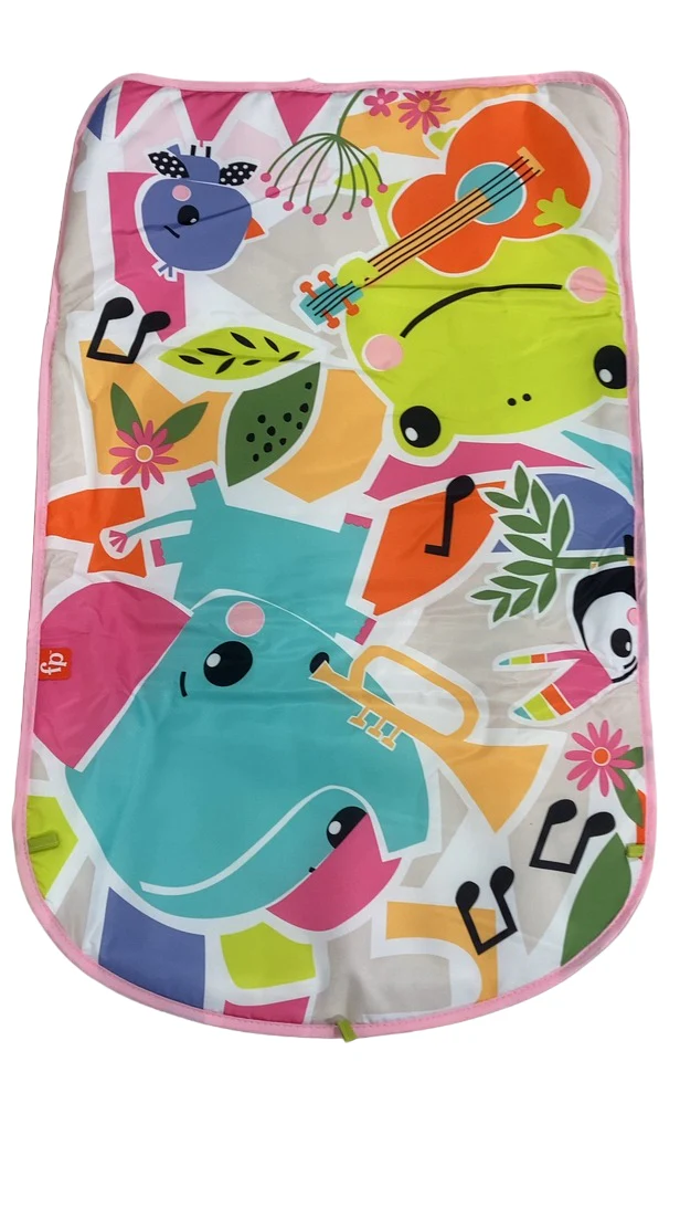 Fisher Price Glow And Grow Kick And Play Piano Activity Mat, Pink - Image 3