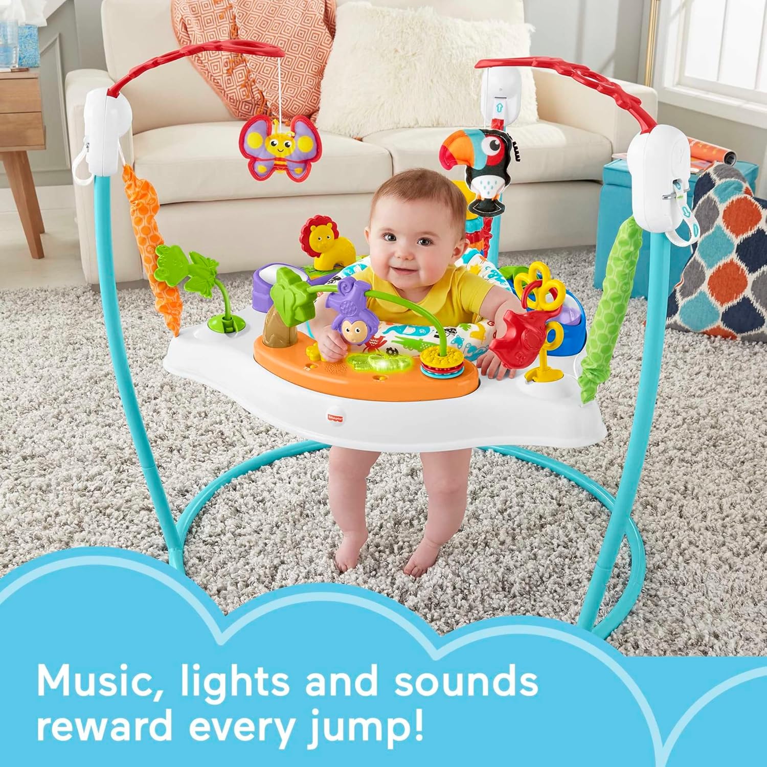 Fisher Price Jumperoo Activity Center, Animal Activity - Image 2
