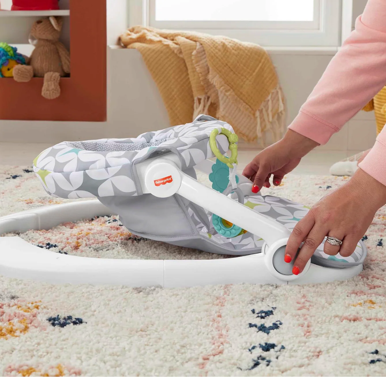Fisher Price Sit-Me-Up Floor Seat, Starlight Bursts - Image 4