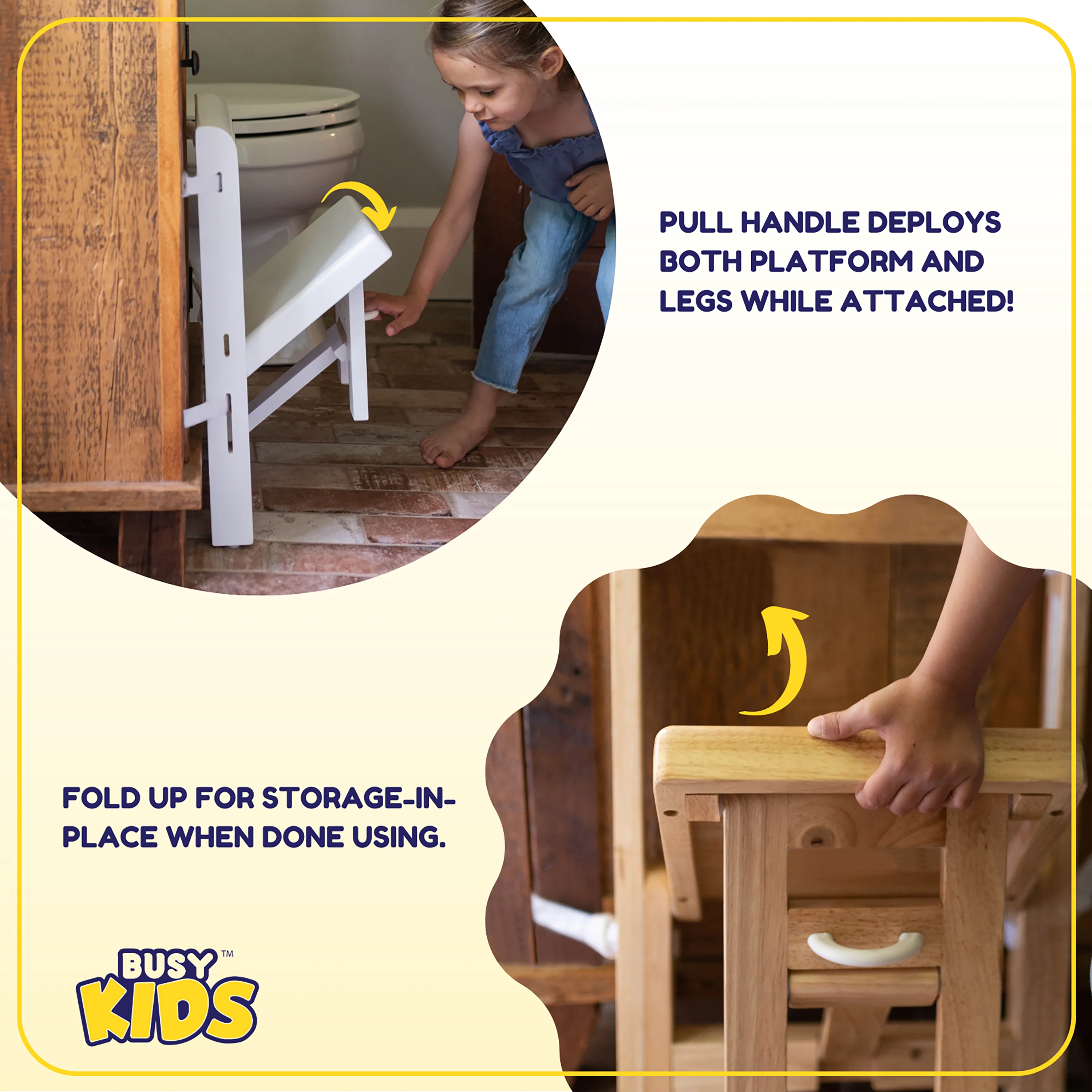 Fold 'N Store Step Stool by Busy Kids - Image 16