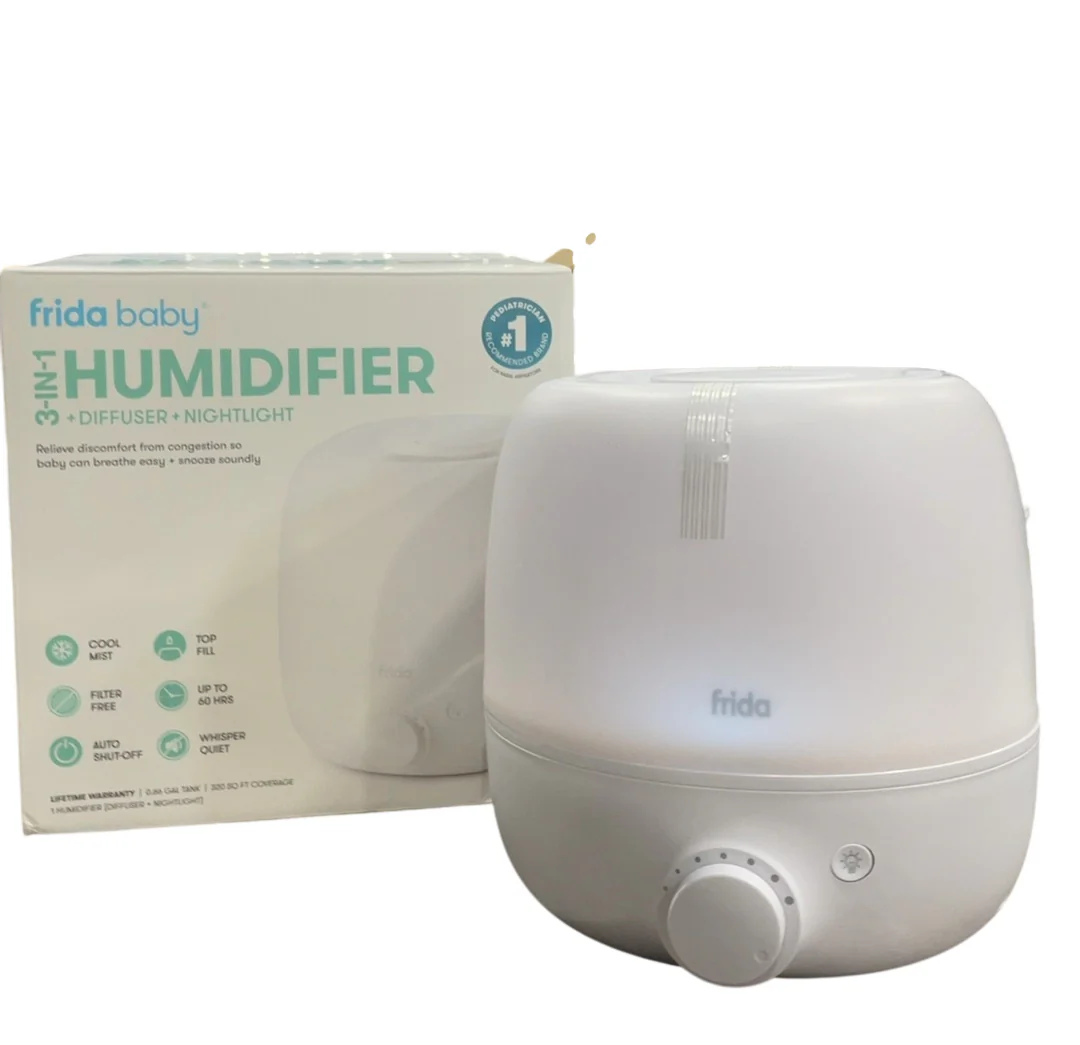 FridaBaby 3-in-1 Humidifier With Diffuser And Nightlight, Updated Model, White - Image 2