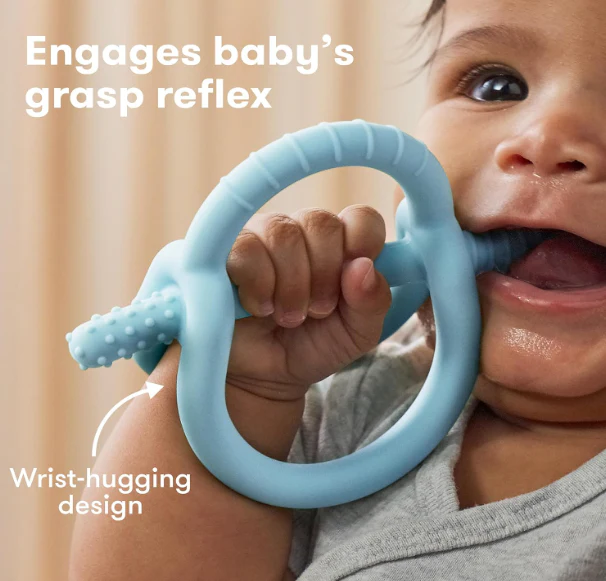FridaBaby Get-A-Grip Teether, Blue - Image 3
