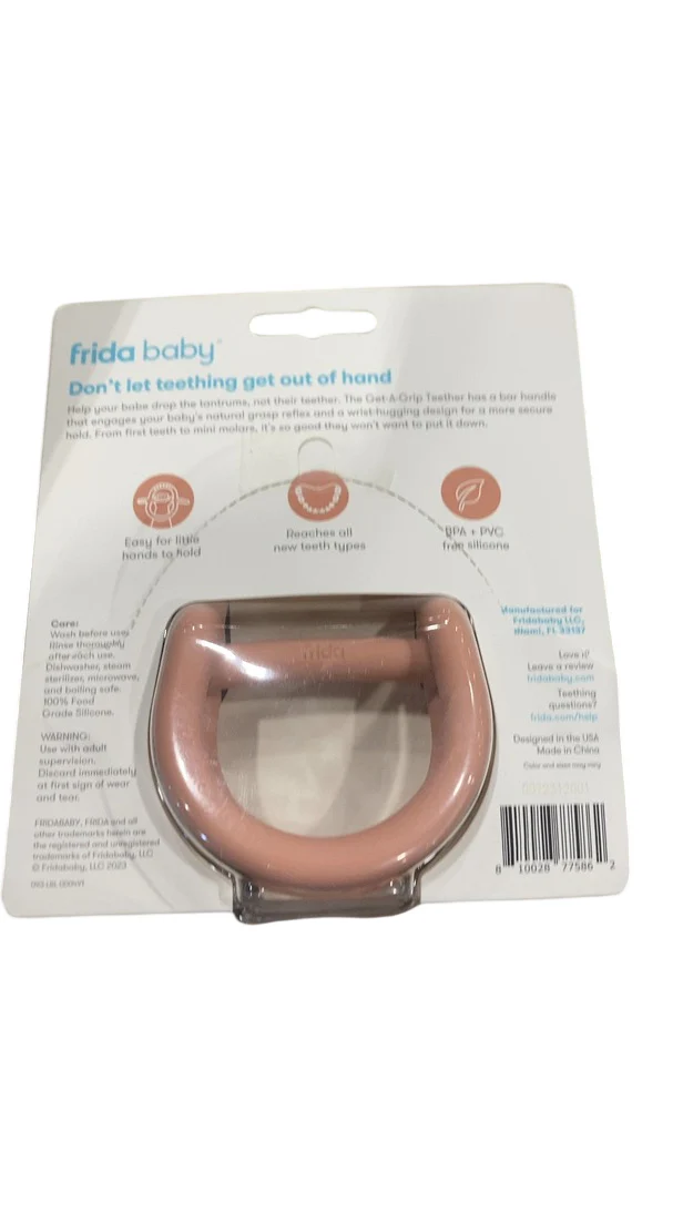 FridaBaby Get-A-Grip Teether, Pink - Image 3