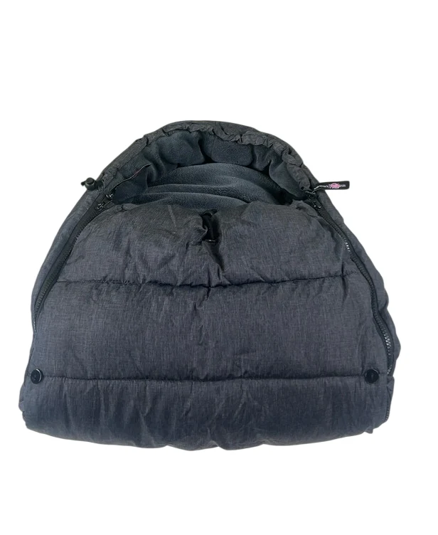 Funlife Waterproof Winter Baby Stroller Bunting Bag, Black - Image 4
