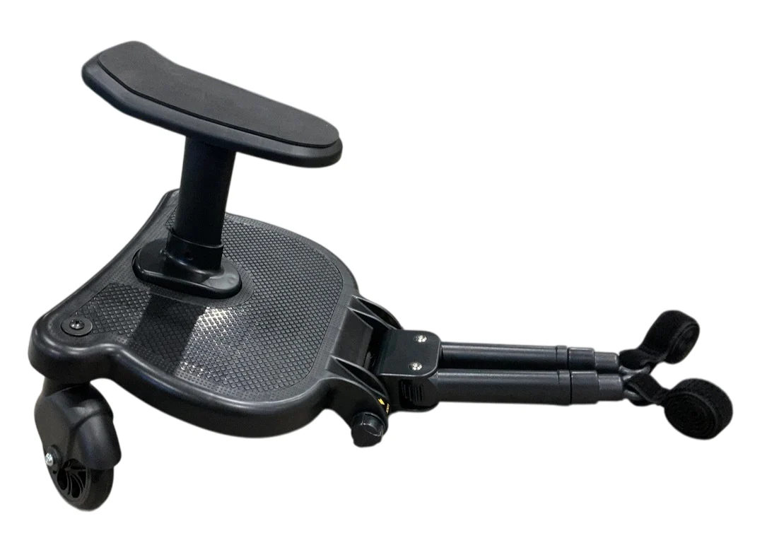 GemonExe 2in1 Stroller Ride Board with Detachable Seat, Black - Image 3