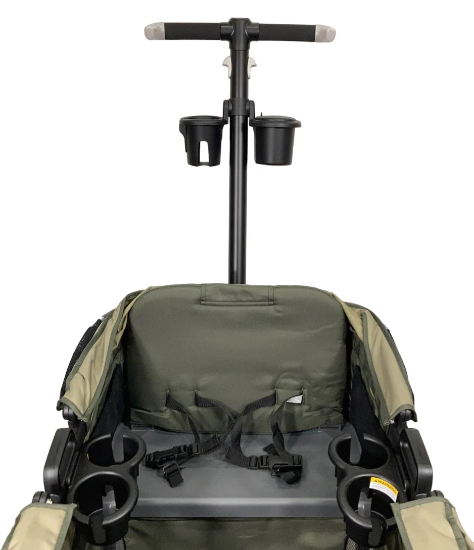 Gladly Family Anthem4 Classic 4 Seater All Terrain Wagon Stroller, Forest - Image 8