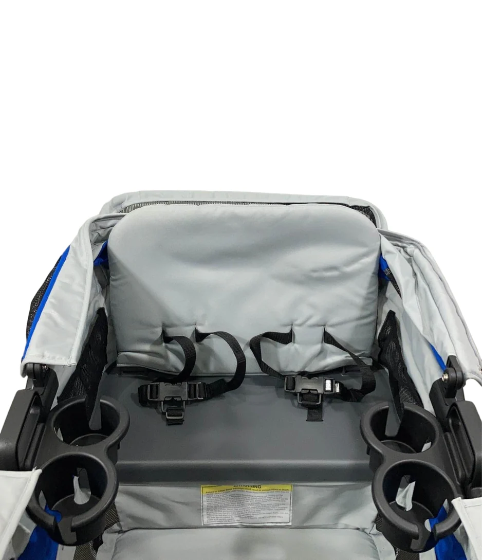 Gladly Family Anthem4 Classic 4 Seater All Terrain Wagon Stroller, Electric Silver - Image 6
