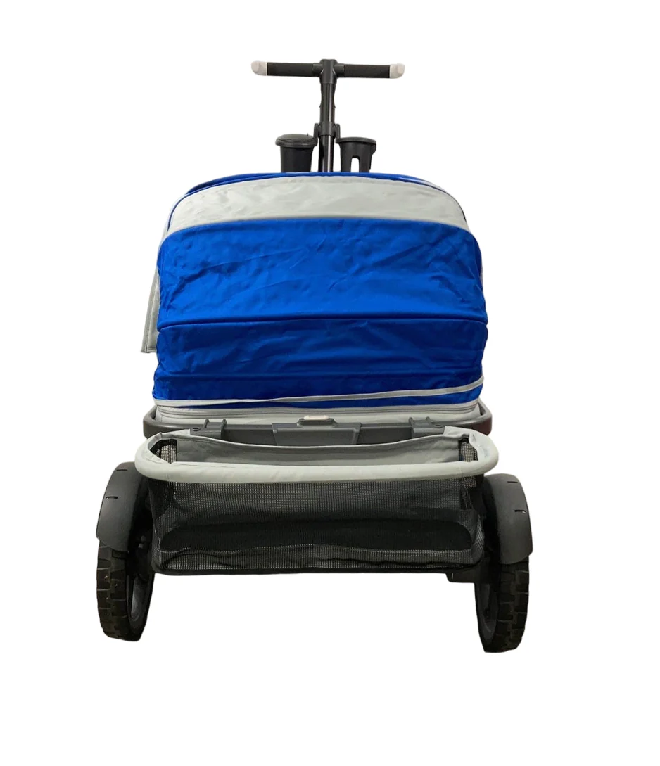 Gladly Family Anthem4 Classic 4 Seater All Terrain Wagon Stroller, Electric Silver - Image 7