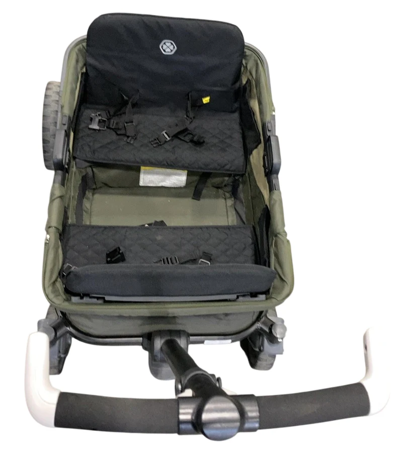 Gladly Family Anthem4 Classic 4 Seater All Terrain Wagon Stroller, Forest - Image 3