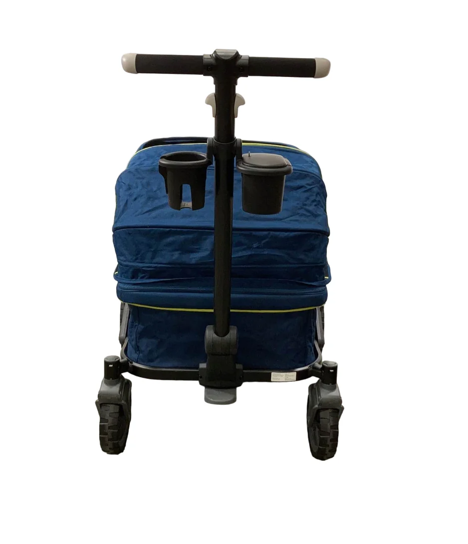 Gladly Family Anthem4 Classic 4 Seater All Terrain Wagon Stroller, Neon Indigo - Image 6
