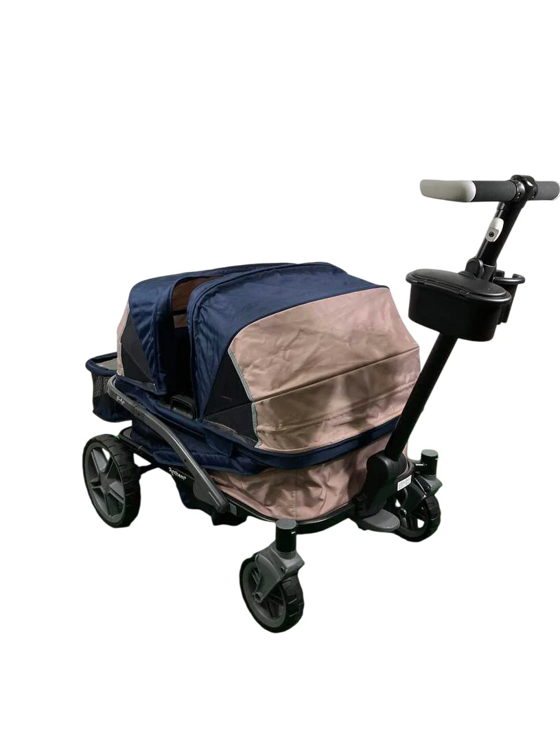 Gladly Family Anthem4 Classic 4 Seater All Terrain Wagon Stroller, Sand and Sea - Image 3