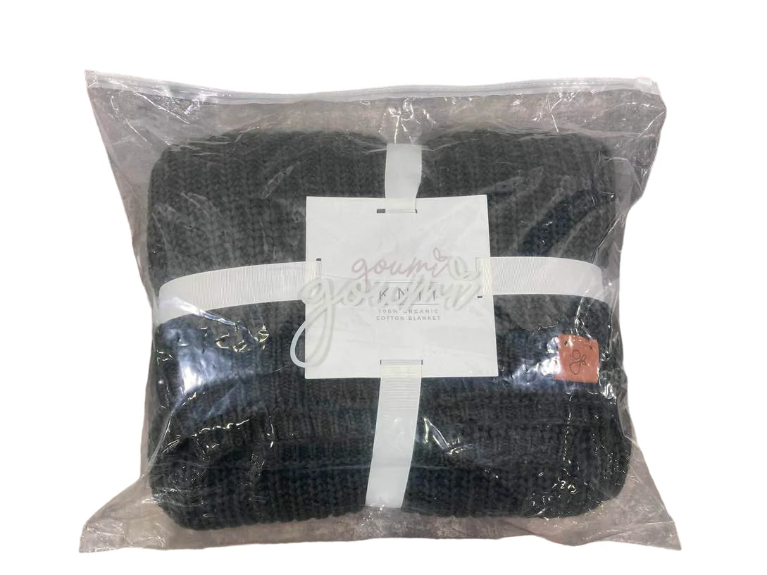 Goumikids Knit Blanket, Pine - Image 3