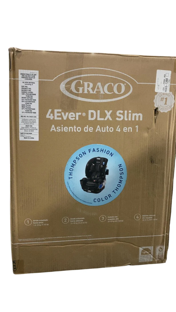 Graco 4Ever DLX Slim 4-in-1 Infant to Toddler Car Seat, 2025, Thompson - Image 2