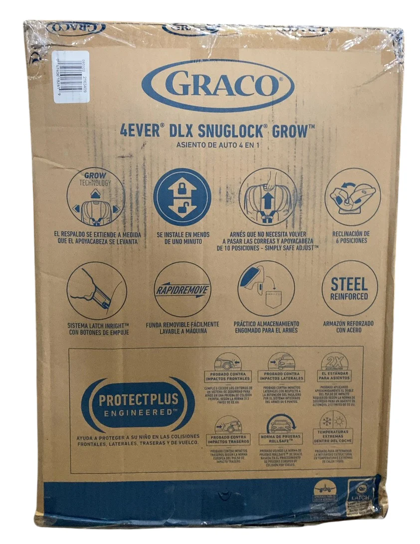 Graco 4Ever DLX SnugLock 4-in-1 Car Seat, 2022, Richland - Image 4