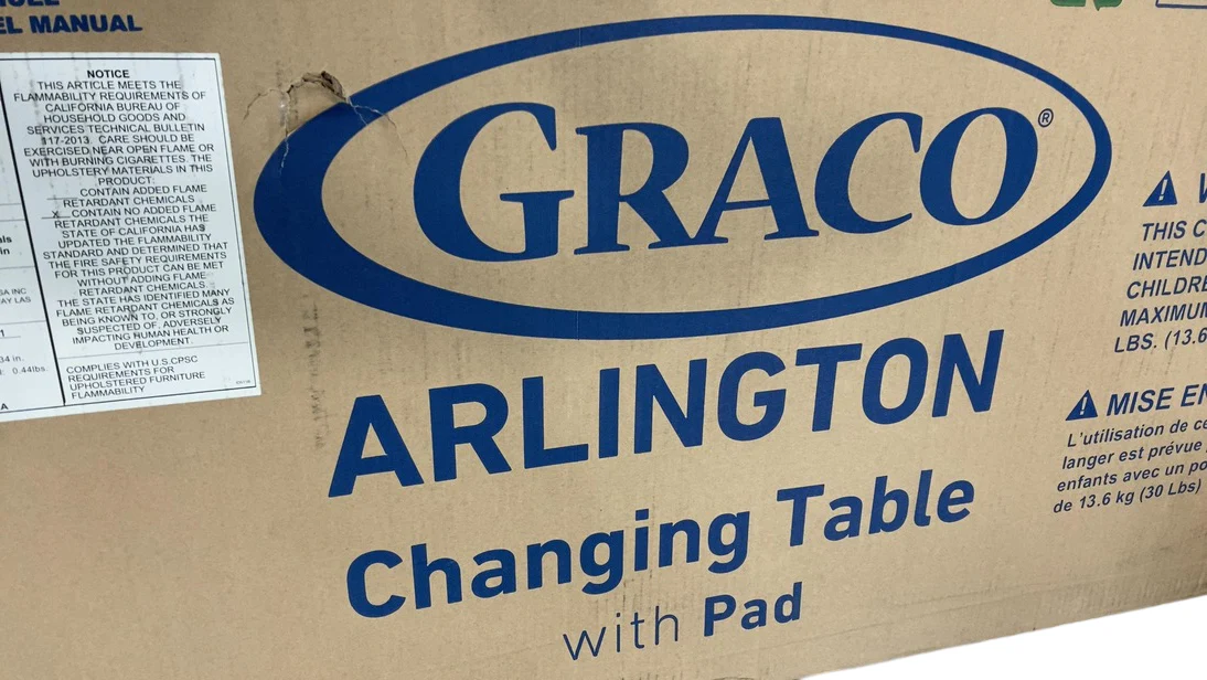 Graco Arlington Changing Table, Pebble Grey - Image 2