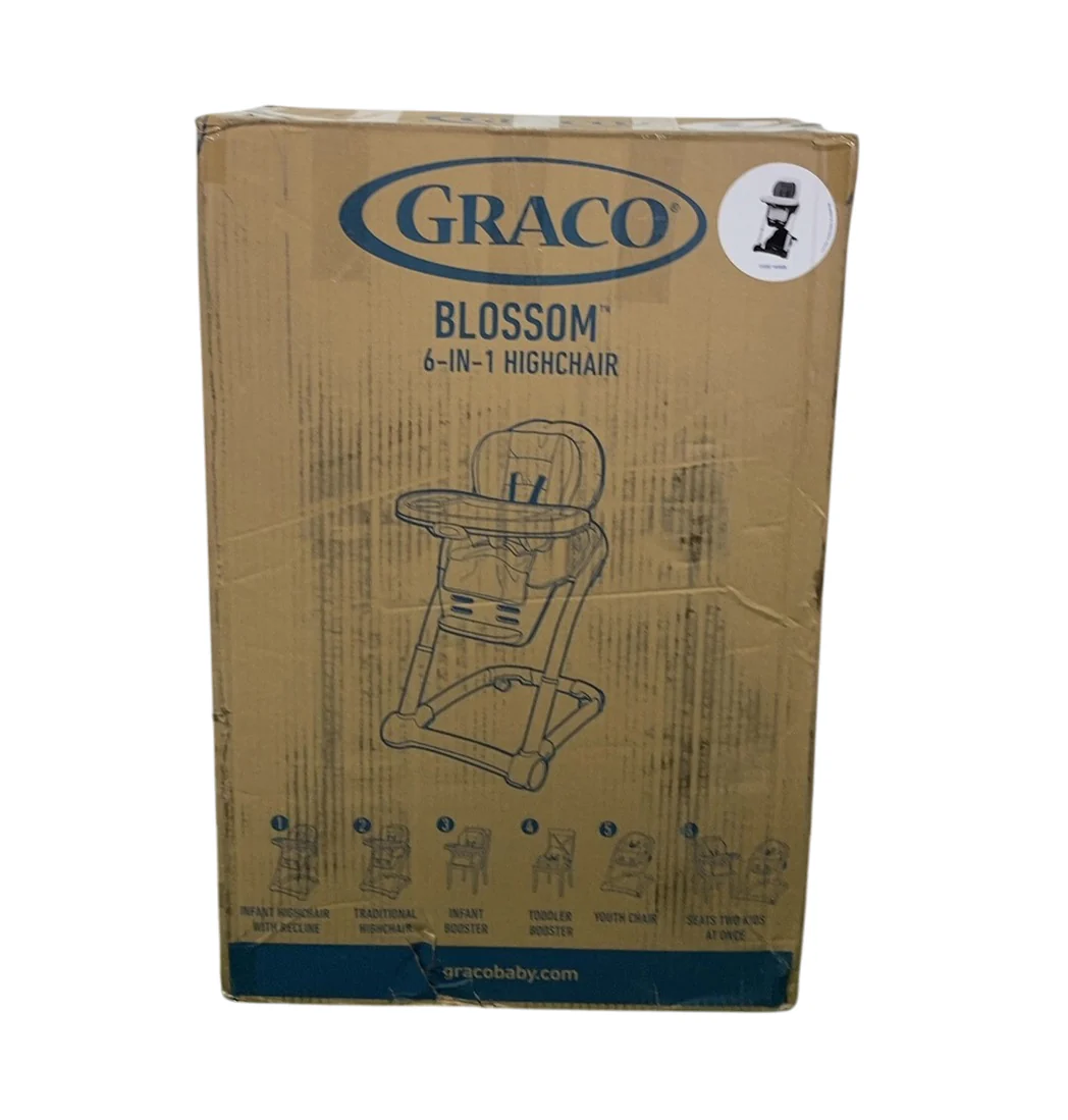 Graco Blossom 6-in-1 Convertible High Chair, Studio - Image 2