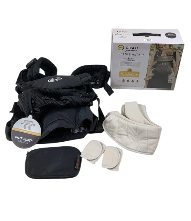 Graco Cradle Me 4-in-1 Baby Carrier, Onyx Black