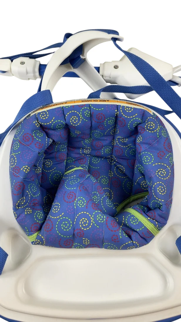 Graco Doorway Bumper Jumper, Navy Spirals - Image 3